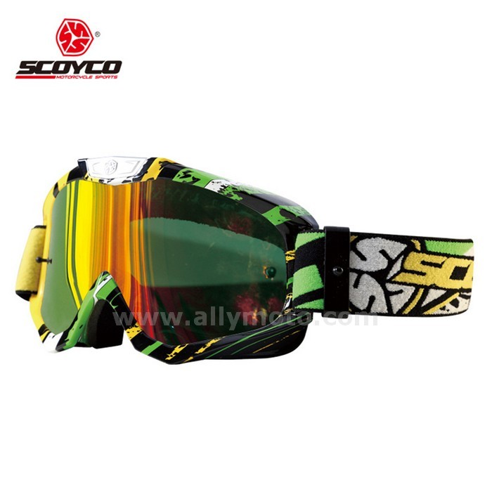 160 Motorcycle Goggles Motocross Off-Road Dirt Dh Eyewear Anti-Fog Ski Snowboard Glasses Lens
